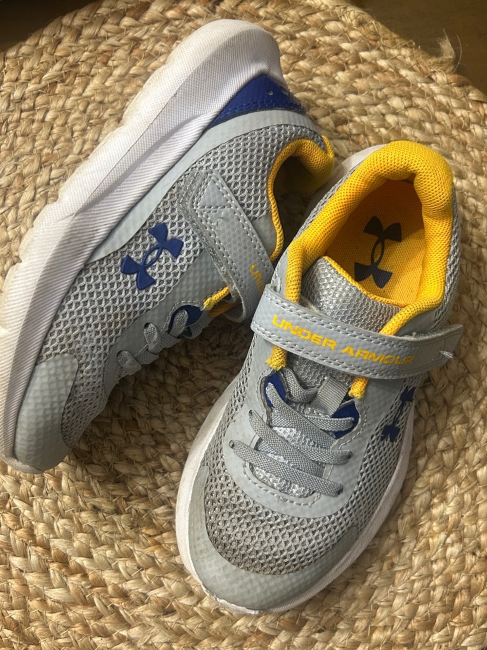 Under Armour Gray Kids' Lightweight Sneakers
